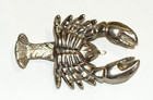 Vintage Lobster Paperweight Cast Metal Crawfish Crustacean Figure Maine Mexico