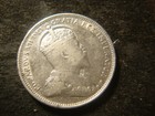 1905 Xf Au Canada Silver Twenty Five Cents Nox