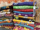 Indian Quilt Vintage Bedspreads throws ralli  Lot Kantha Reversible Bedcover    