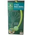 Gardenline Watering Globes 4-pack Hand Blown Glass Self Watering Spikes Open Box