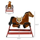Soft Plush Horse Ride-on With Soft Feel  Imaginative Interactive Toy For Kids