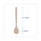 Boardwalk 4320 20  Long Polypropylene Fill Handle Utility Brush - Tan New