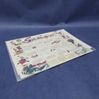 Vintage Disney Saludos 1943 Calendar With Donald Duck   Goofy 10 X 8