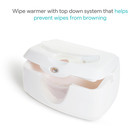Munchkin Warm Glow Baby Wipe Warmer - White - Built-in Nightlight - Model 10049