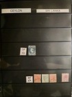Ceylon  sri Lanka Stamp Collection  Mint   Used  stock Pages