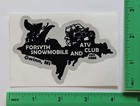 Forsyth Snowmobile   Atv Club Sticker Gwinn Michigan Upper Peninsula Winter Up 