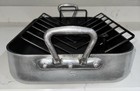 Williams Sonoma France Aluminum Nonstick Roaster With Rack 12x16