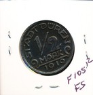 Germany Notgeld -   Prussia 1919 - 1 2 Mark -  4765