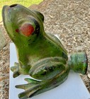 Vintage Cast Iron Frog Lawn Sprinkler  Antique Figural Yard Garden Ornament