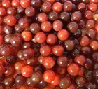 10pcs Natural Red Agate Ball Quartz Crystal Sphere Palm Stone Healing Gem 15mm
