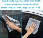 6   pack Microfiber Cleaning Cloths Streak   free Magic Towels For Glass mirror  car