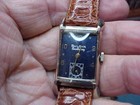Nice Vintage Mans Bulova Watch Model 7ak 21j Model 10kt White Gold Filled Case