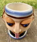 Steve Crane Tongue Tiki Mug   Gabe Florian  Hf Pottery  Luau  Kon Tiki