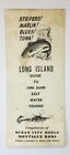 1955 Long Island Fisherman s Paradise Guide To Salt Water Fishing Brochure 