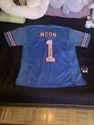 Warren Moon Autographed Signed Hof Houston Blue Football Jersey Beckett Coa Auto