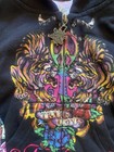 New rare  Ed Hardy Kids Vintage Y2k True Love Panther Hoodie Children s Size 5 6