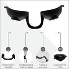 Super Sunnies Evo Flexible Uv Eye Protection  Fda Compliant Bed Goggles