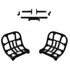 Lonestar Racing Lsr Dc-pro Black Xc Nerf Bars   Heel Guards Honda Trx450r