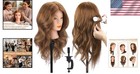 Professional Cosmetology Manikin Head - 18  Brown Hair