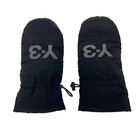 Y-3 Black Nylon Unisex Gloves