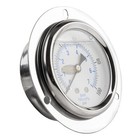 2 5  Liquid Filled Pressure Gauge 0-100 Psi 1 4  Npt Cbm Panel Flush Mount