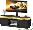 Led Tv Stand For 32   To 75   Tvs Tv Console Cabinet With Mount   Power Outlets