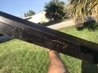 Antique 19th Century 1800   s Coffin 4 4 Violin Wood Case Brass Latches 