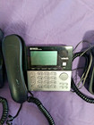Lot Of 3 Corded Landline Phones Vtech Panasonic Ge Caller Id Answering Machine