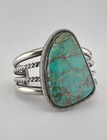 Vintage Navajo Sterling Silver High Grade Royston Turquoise Cuff Bracelet 68 8g