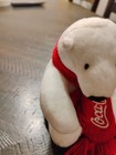 Coca Cola Logo Polar Bear With Red Scarf Christmas Plush  Original Tags