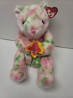 Ty Beanie Buddy Bloom The Spring Bear 12  30cm W Flower New Mwmt 