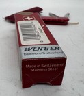 Wenger Esquire Swiss Army Knife Red Pocket Knife Box Pouch Papers Toothpick Brok
