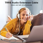 6ft Headphone Extension Cable 3 5mm Male To Female Stereo Audio Cord For Headset