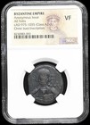 Ngc Vf  Byzantine Empire 975-1035 Ad Jesus Christ Follis Class A2-3 Coin  Sharp 