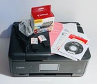 Canon Tr8520 Inkjet Color All-in-one Printer W  Power Cord Manual Cd   New Ink