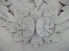 French 19th Century Painted Hand Carved  Pendiment