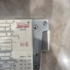 Mint Vintage Keuffel   Esser Deci-lon 10  68-1100 Slide Rule With Leather Case