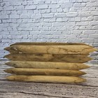 Vintage Wooden Weaving Loom Shuttles 18  Long Lot Of 5