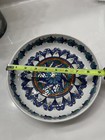 Vtg Hand Painted Jerusalem Pottery 9    Bowl Floral Design 1999