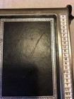 Vintage Bates List Finder Cavalier Model Black Leather Silver Tone