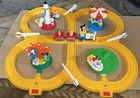 Vintage 36 Piece Disneyland Play Set - 12 Figures   5 Different Rides  1986 