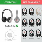 Black Ear Pads Cushion For Beats By Dr dre Solo1 Wireless Headphones Replacement