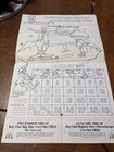 1977  Mcdonald s   un-used  Coloring Calendar  scarce   Vintage 