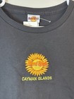 Hard Rock Cafe Cayman Islands Tee Shirt Women   s Xl New With Tags Embroidered