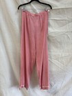 Vintage 1940s Side Button Pants Side Zip Womens Gingham Cotton 1950s