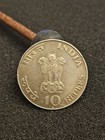 Republic Of India 1869-1948 Mahatma Gandhi Silver Coin 10 Rupees