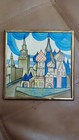 Russian Vintage Hand Painted Tiles Set Of 2