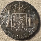 1804 Lima Peru 8 Reales Charles Iv - Colonial Spain Silver Coin - Vf To Xf