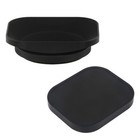 Universal Square Metal Screw In Mount Lens Hood Cover For 49mm Filter Thread
