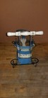 Antique Taylor Buggy Wood And Metal Baby Stroller 1950s Or Older  Blue And White